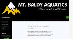 Desktop Screenshot of mtbaldyaquatics.org