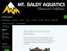 Tablet Screenshot of mtbaldyaquatics.org